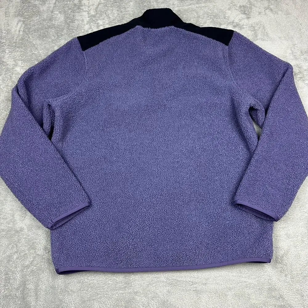 Under Armour Golf Size XL Mens Purple Fleece Pile Golf Pullover Sweater - Picture 3 of 8